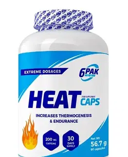 Komplexné spaľovače Heat Caps - 6PAK Nutrition 90 kaps.