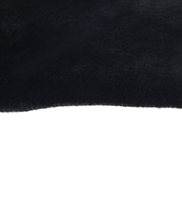 Koberce a koberčeky KONDELA Rabit Typ 1 umelá kožušina 60x90 cm čierna