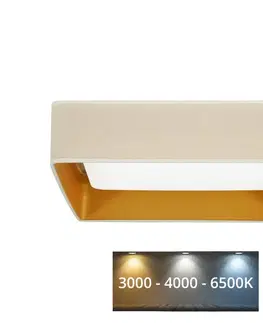 Svietidlá Brilagi Brilagi - LED Stmievateľné svietidlo VELVET SQUARE LED/24W/230V + DO krémová 