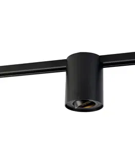 Kolajnicove svietidla Moderný 1-fázový koľajnicový reflektor čierny - Rondoo Up