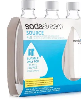 Sodastream a ďalšie výrobníky perlivej vody SodaStream FĽaša FUSE 3Pack 1 l, biela