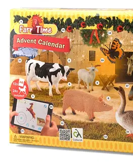 Hračky - figprky zvierat MAC TOYS - Adventný kalendár-farma a kone