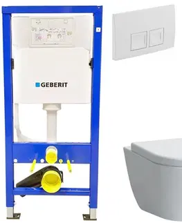 Kúpeľňa GEBERIT DuofixBasic s bielym tlačidlom DELTA50 + WC LAUFEN PRO + SEDADLO 458.103.00.1 50BI LP3