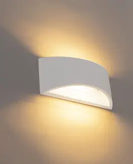 Nastenne lampy Moderné nástenné svietidlo biele 20 cm - Gypsy Tum