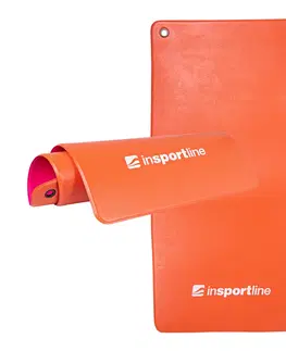 Podložky na cvičenie Podložka na cvičenie inSPORTline Aero Advance 120x60x0,9 cm oranžovo-ružová
