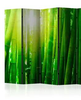 Paravány Paraván Sun and bamboo Dekorhome 135x172 cm (3-dielny)