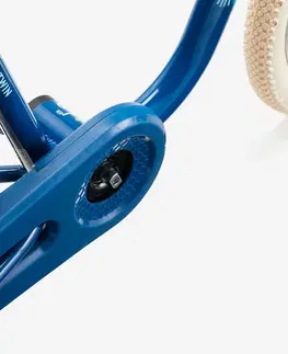 bicykle Detský bicykel s odrážadlom 2v1 Discover 900 3-5 rokov 14-palcový modrý