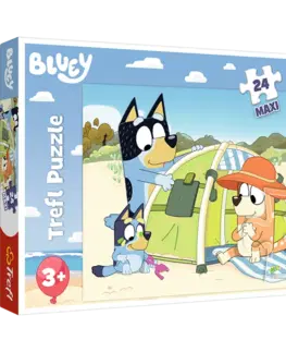 Hračky puzzle TREFL -  Puzzle 24 Maxi - Blueyho úžasný deň / BBC Bluey