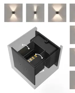 SmartHome nástenné svietidlá Hama Hama WLAN LED svetlo aplikácia CCT čierna