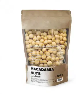 Orechy a semienka GymBeam Makadamiové orechy 500 g