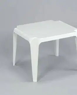 Detské stoly a stoličky Kinekus Stôl plastový BABY, biely