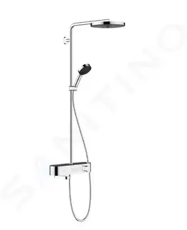 Kúpeľňové batérie HANSGROHE HANSGROHE - Pulsify S Sprchový set 260 s vaňovým termostatom ShowerTablet Select 400, 1 prúd, chróm 24230000