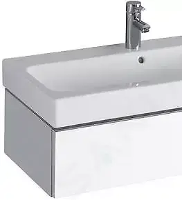 Kúpeľňa GEBERIT - iCon Umývadlo, 900x485 mm, s prepadom, otvor na batériu, KeraTect, biela 124090600