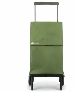 Nákupné tašky a košíky Rolser Nákupná taška na kolieskach Plegamatic Original MF, zelená