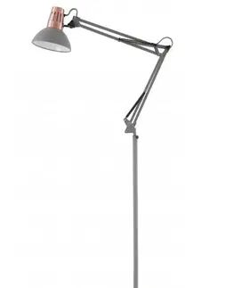 Stojacie lampy Stojacia lampa LP-ART-F-E27-15-DEC GTV-2300 ARTEMIA sivá