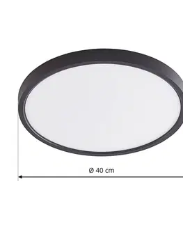 Stropné svietidlá Lindby Lindby Pravin LED stropné svietidlo, Ø 40 cm, 3-stupňový stmievač, CCT