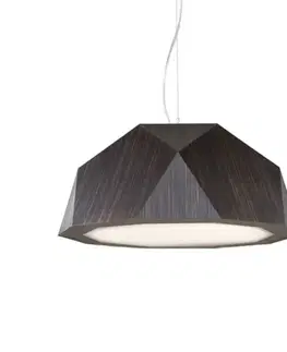 Závesné svietidlá Fabbian Fabbian Crio – závesné LED svietidlo z dreva