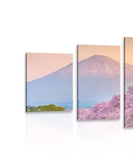 Obrazy prírody a krajiny 5-dielny obraz nádherné Japonsko