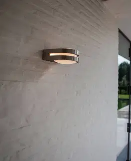 Vonkajšie nástenné svietidlá LUTEC Vonkajšie LED svietidlo Fancy, ušľachtilá oceľ