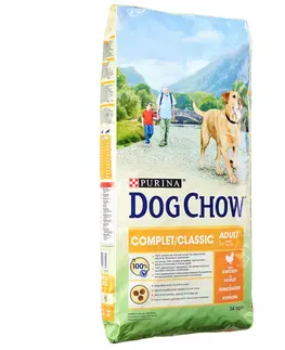 poľovníc Suché krmivo pre psy Dog Chow Complet/Classic s kuracím mäsom 14 kg