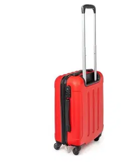 Batohy Pretty UP Cestovný škrupinový kufor ABS25 malý, 50 x 35 x 23 cm, červená