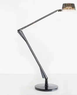 Stolové lampy na písací stôl Kartell Kartell Aledin Dec – stolná LED lampa, dymová sivá