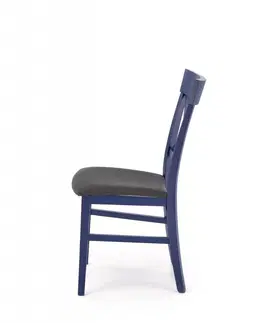 Jedálenské zostavy Jedálenská stolička TUTTI 2 HALMAR Modrá
