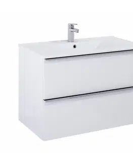 Nábytok do kúpeľne Kúpeľňová zostava Merkado 80 2S biela