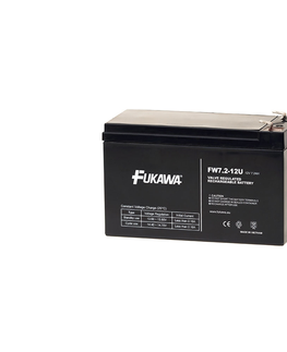 Predlžovacie káble Fukawa FUKAWA FW 7,2-12 F1U - Olovený akumulátor 12V/7,2Ah/on 4,7mm 