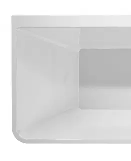 Vane POLYSAN - LIBERTA D nástenná akrylátová vaňa 170x78x60cm, biela 20392