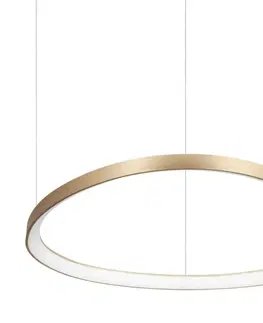 Svietidlá Ideal Lux Ideal Lux - LED Luster na lanku GEMINI LED/59W/230V pr. 81 cm zlatá 