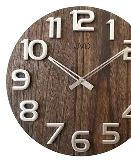 Hodiny Nástenné hodiny drevené JVD HT97.3, 40cm