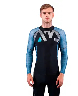 Pánske tričká Pánske tričko pre vodné športy Aqua Marina Division šedá - S