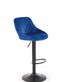 Barové stoličky Barová stolička H101 Halmar Modrá