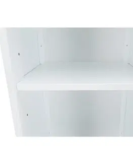 Kúpeľňový nábytok Vysoká skrinka, biela, ATENE TYP 1