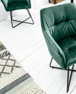 Stoličky - moderné LuxD Dizajnové kreslo Giuliana zelené