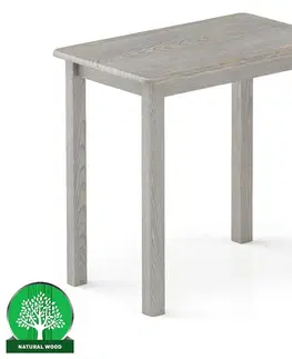 Borovicové stoly Stôl borovica ST104-80x75x50 grey
