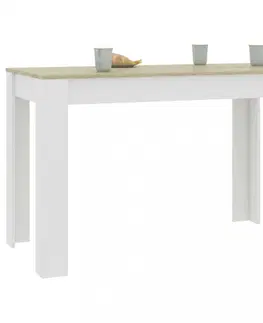 Jedálenské stoly Jedálenský stôl 120x60 cm Dekorhome Čierna