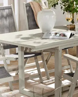 Outdoor Furniture Sets Jedálenská súprava »Leira« s rozkladacím stolom