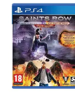 Hry na Playstation 4 Saints Row 4: Re-Elected + Gat out of Hell (First Edition) PS4