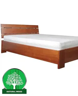Drevené postele Posteľ drevené Halden Plus 100x200 Jelša