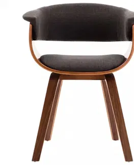 Jedálenské zostavy Jedálenská stolička ohýbané drevo Dekorhome Čierna