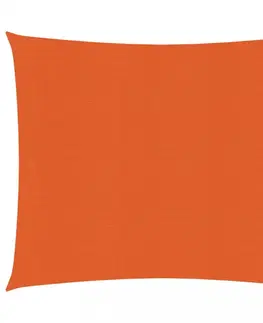 Stínící textilie Tieniaca plachta obdĺžniková HDPE 2,5 x 3 m Dekorhome Oranžová