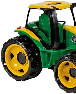 Hračky - dopravné stroje a traktory LENA - Traktor S Lyžicou, Zeleno Žltý