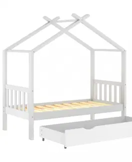 Detské izby Detská posteľ 80x160 borovice Dekorhome Prírodné drevo
