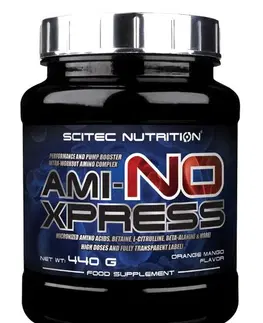 Práškové pumpy Ami-NO Xpress od Scitec Nutrition 440 g Peach Ice Tea