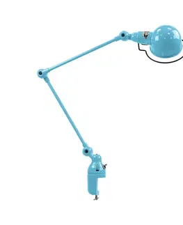 Stolové lampy s klipom Jieldé Jieldé Signal SI332 stolná lampa s upínaním modrá