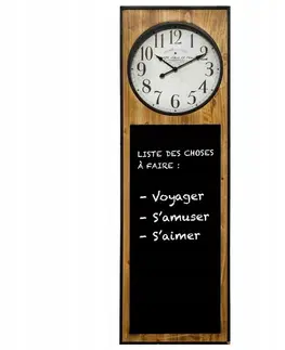 Hodiny Nástenné hodiny s kriedovou tabuľou Atmosphera 3802, 115 cm