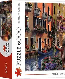 Hračky puzzle TREFL - Puzzle 6000 - Romantická večera / MGL