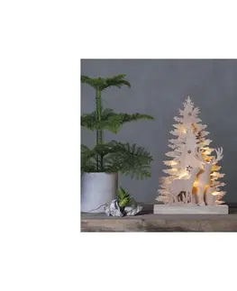 Vianočné dekorácie Eglo Eglo 410416 - LED Vianočná dekorácia FAUNA 10xLED/0,03W/2xAA 